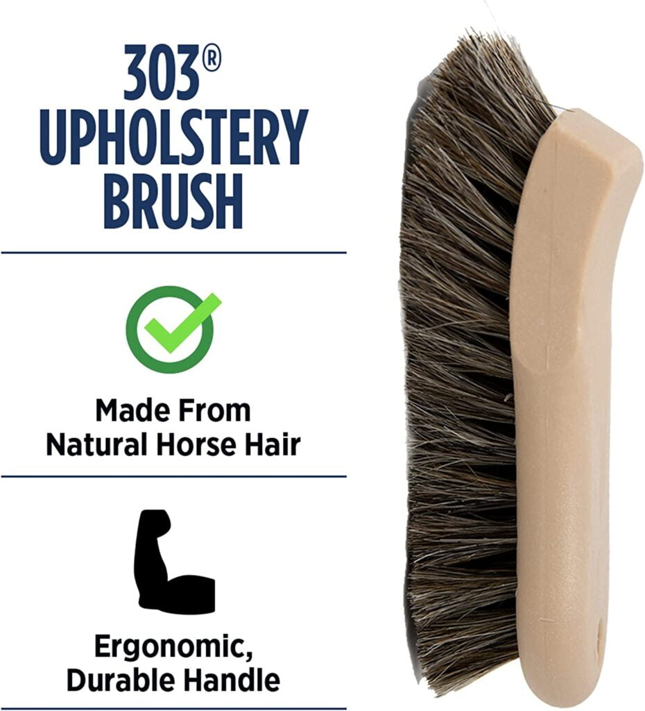 Horse Hair Cleaning Brush (brown) JF Detailing Supply