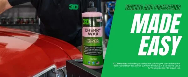 3D Cherry Wax - Deep Gloss, Wet Look Carnauba Car Wax - UV Protection for All Paint Colors 16oz. - Imagen 3