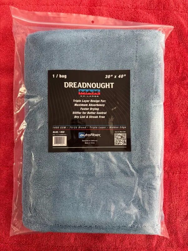 Dreadnought MAX - Triple Layer Microfiber Twist Pile Drying Towel ( 30"in. x 40" in., 1400gsm) - Imagen 2